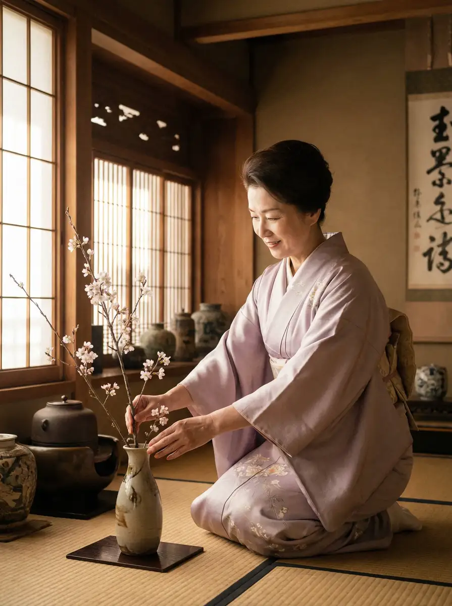 一位优雅的 车震 | 车震短视频分享平台 - 车震永久地址高清播放 在和室中插花
