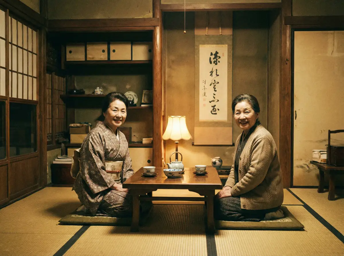 两位优雅的 车震 | 车震短视频分享平台 - 车震永久地址高清播放 在日式茶室中品茶交谈